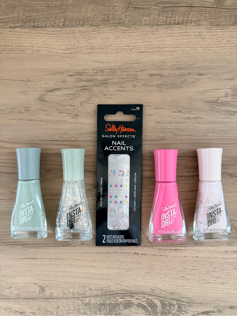 Sally Hansen Insta-Dri Nail Polish & Nail Accent Bundle